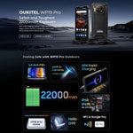 Oukitel WP19 Pro، شاشة 6.8 بوصة MediaTek Helio G99 ثماني النواة، NFC، الشبكة: 4G، WP19 Pro 8GB+256GB