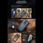 Oukitel WP19 Pro، شاشة 6.8 بوصة MediaTek Helio G99 ثماني النواة، NFC، الشبكة: 4G، WP19 Pro 8GB+256GB