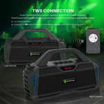 مكبر صوت بلوتوث لاسلكي محمول بقوة 20 واط NewRixing NR6011 مع مضخم صوت TWS، NR6011