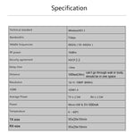 مرسل ومستقبل موسع صوت وفيديو HDMI لاسلكي Measy W2H Nano 1080P HDMI 1.4 3D، مسافة الإرسال: 30 متر، قابس أمريكي، قابس أوروبي، قابس أسترالي، قابس بريطاني