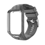 For Tomtom 2 / 3 Radium Carving Texture Replacement Strap Watchband