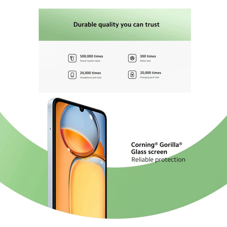 Xiaomi Redmi 13C 5G، شاشة 6.74 بوصة MIUI 14 معالج MediaTek Dimensity 6100+ ثماني النواة 2.2 جيجاهرتز، NFC، الشبكة: 5G، لا يدعم Google Play، 6GB+128GB