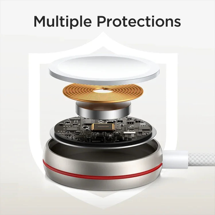شاحن لاسلكي مغناطيسي JOYROOM S-IW011 بقوة 3.5 واط لسلسلة ساعة آبل، الطول: 1.2م، S-IW011