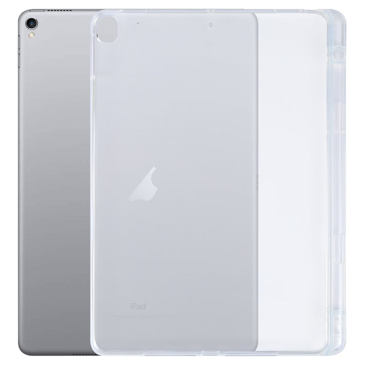 Highly Transparent TPU Tablet Case with Pen Slot, For iPad 10.2 / 10.5