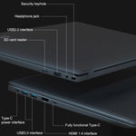 حاسوب محمول AK15U فائق النحافة 15.6 بوصة، ويندوز 10، معالج إنتل N95 رباعي النواة، 12GB+256GB، 12GB+512GB، 12GB+1TB، 16GB+256GB، 16GB+512GB، 16GB+1TB