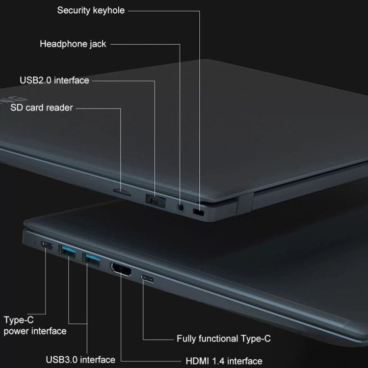 حاسوب محمول AK15U فائق النحافة 15.6 بوصة، ويندوز 10، معالج إنتل N95 رباعي النواة، 12GB+256GB، 12GB+512GB، 12GB+1TB، 16GB+256GB، 16GB+512GB، 16GB+1TB