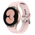 سوار ساعة سيليكون بنقشة الفهد بارز، لسامسونج Galaxy Watch 6