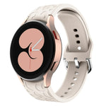 سوار ساعة سيليكون بنقشة الفهد بارز، لسامسونج Galaxy Watch 6