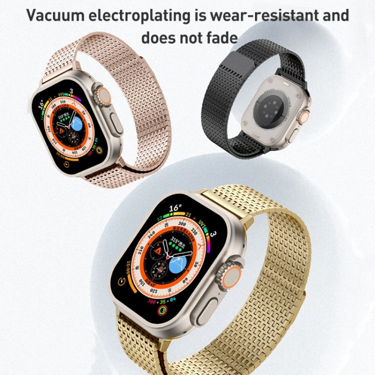Milanese Loop Magnetic Clasp Stainless Steel Watch Band, For Apple Watch SE 40mm, For Apple Watch SE 44mm, For Apple Watch Series 6 40mm, For Apple Watch Series 6 44mm, For Apple Watch Series 5 44mm, For Apple Watch Series 5 40mm                       ...