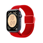 سوار ساعة نايلون بقفل كبس بنمط ألياف الكربون، لساعة Apple Watch SE 2023 مقاس 40 مم، لساعة Apple Watch Ultra 2 مقاس 49 مم، لسلسلة Apple Watch 9 مقاس 45 مم