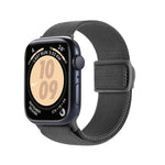 سوار ساعة نايلون بقفل كبس بنمط ألياف الكربون، لساعة Apple Watch SE 2023 مقاس 40 مم، لساعة Apple Watch Ultra 2 مقاس 49 مم، لسلسلة Apple Watch 9 مقاس 45 مم