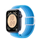 سوار ساعة نايلون بقفل كبس بنمط ألياف الكربون، لساعة Apple Watch SE 2023 مقاس 40 مم، لساعة Apple Watch Ultra 2 مقاس 49 مم، لسلسلة Apple Watch 9 مقاس 45 مم
