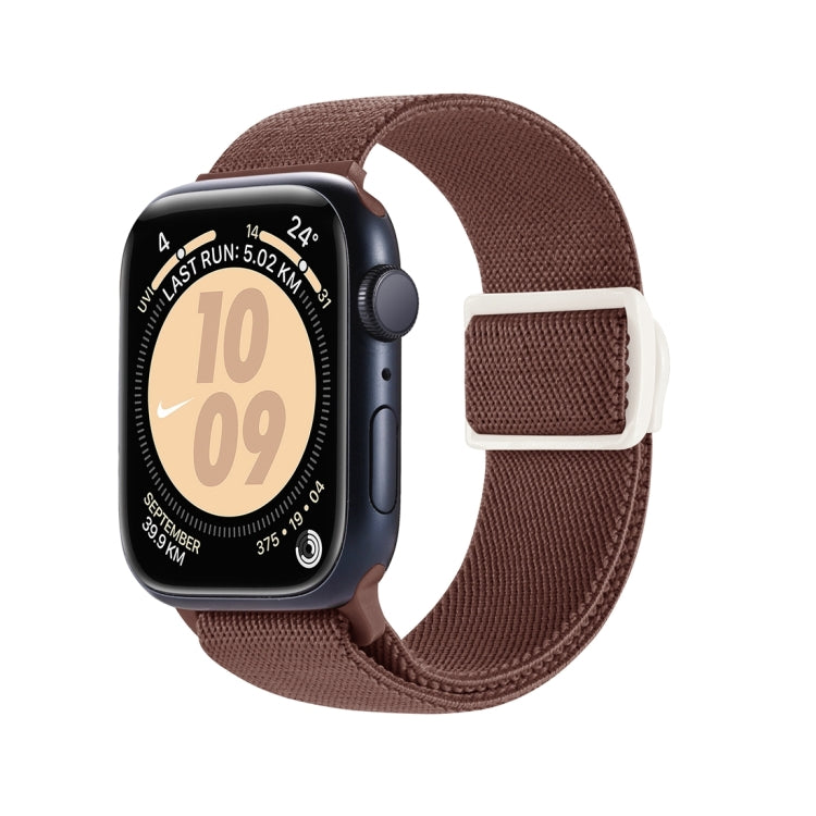 سوار ساعة نايلون بقفل كبس بنمط ألياف الكربون، لساعة Apple Watch SE 2023 مقاس 40 مم، لساعة Apple Watch Ultra 2 مقاس 49 مم، لسلسلة Apple Watch 9 مقاس 45 مم