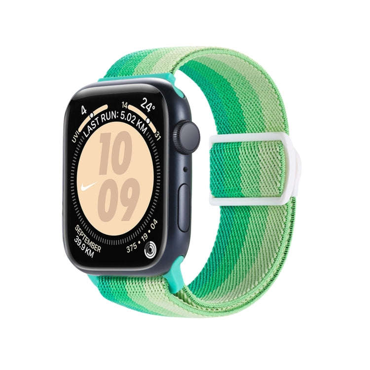 سوار ساعة نايلون بقفل كبس بنمط ألياف الكربون، لساعة Apple Watch SE 2023 مقاس 40 مم، لساعة Apple Watch Ultra 2 مقاس 49 مم، لسلسلة Apple Watch 9 مقاس 45 مم