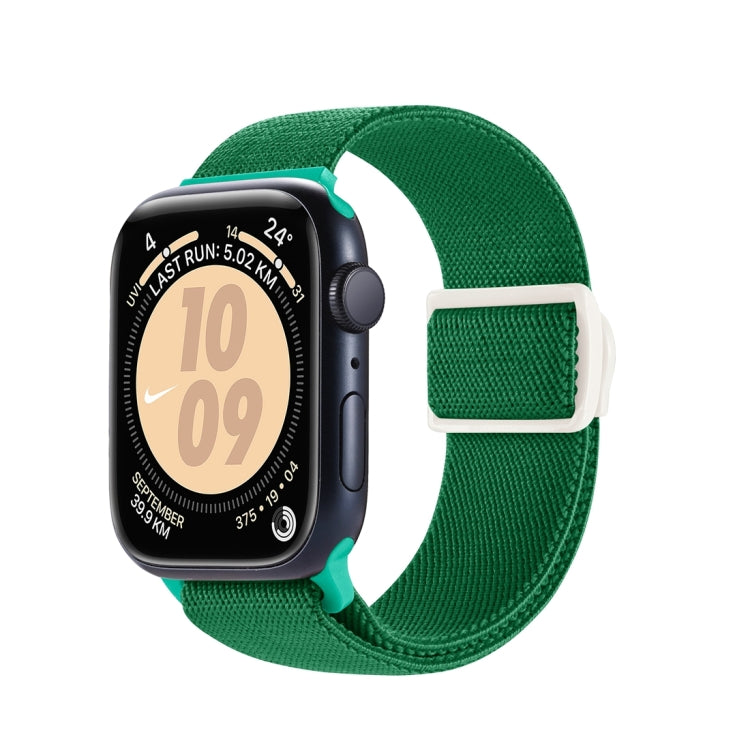 سوار ساعة نايلون بقفل كبس بنمط ألياف الكربون، لساعة Apple Watch SE 2023 مقاس 40 مم، لساعة Apple Watch Ultra 2 مقاس 49 مم، لسلسلة Apple Watch 9 مقاس 45 مم