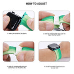 سوار ساعة نايلون بقفل كبس بنمط ألياف الكربون، لساعة Apple Watch SE 2023 مقاس 40 مم، لساعة Apple Watch Ultra 2 مقاس 49 مم، لسلسلة Apple Watch 9 مقاس 45 مم