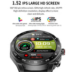 LEMFO T95 شاشة IPS بحجم 1.52 بوصة سماعة أذن بلوتوث 2 في 1 ساعة ذكية تدعم مراقبة الصحة