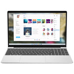 حاسوب محمول GXMO F152G 15.6 بوصة، ويندوز 11، إنتل ألدر ليك N95 رباعي النواة، يدعم فتح القفل ببصمة الإصبع، 16GB+512GB