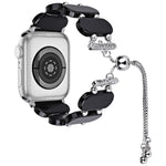 سوار ساعة بسلسلة قابلة للسحب من الراتينج، لسلسلة Apple Watch 2 مقاس 42 مم، لسلسلة Apple Watch 2 مقاس 38 مم