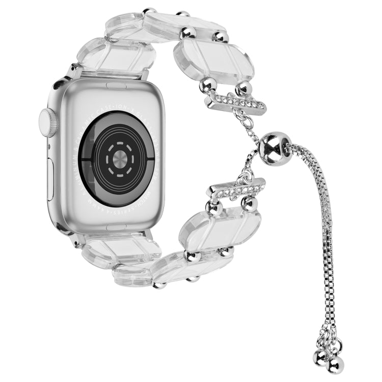 سوار ساعة بسلسلة قابلة للسحب من الراتينج، لسلسلة Apple Watch 2 مقاس 42 مم، لسلسلة Apple Watch 2 مقاس 38 مم
