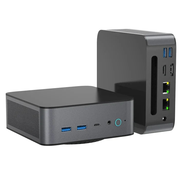 حاسوب صغير GXMO H90 بنظام ويندوز 11، مع معالج إنتل Core i7 11390H، بدون ذاكرة RAM وبدون SSD
