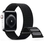 سوار ساعة نايلون مزدوج الخطاف والحلقة، لـ Apple Watch مقاس 38مم