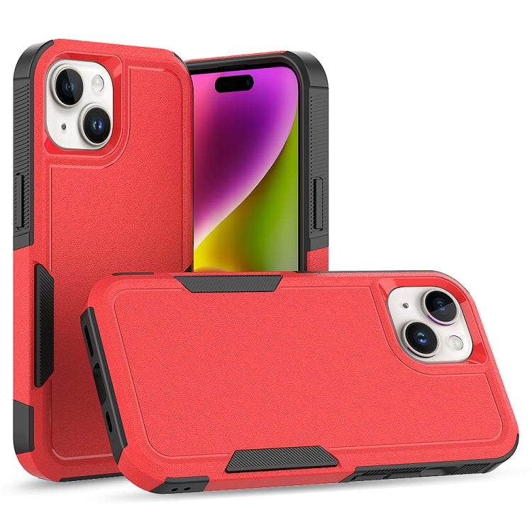 غطاء هاتف 2 في 1 من PC + TPU، لهواتف iPhone 16، iPhone 15 Pro Max، iPhone 15 Pro، iPhone 15 Plus، iPhone 15، iPhone SE 2022 / 2020 / 8 / 7 / 6، iPhone X / XS، iPhone XR