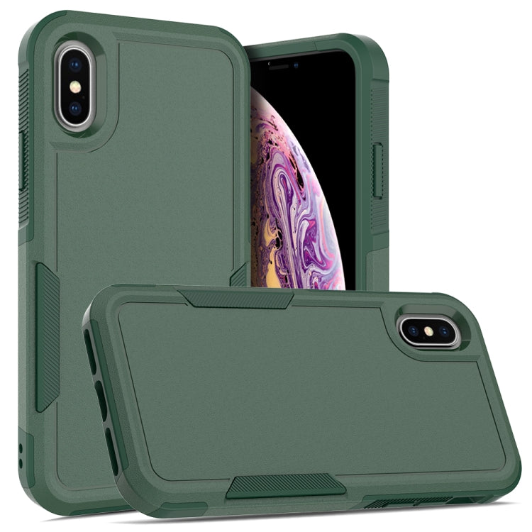غطاء هاتف 2 في 1 من PC + TPU، لهواتف iPhone 16، iPhone 15 Pro Max، iPhone 15 Pro، iPhone 15 Plus، iPhone 15، iPhone SE 2022 / 2020 / 8 / 7 / 6، iPhone X / XS، iPhone XR