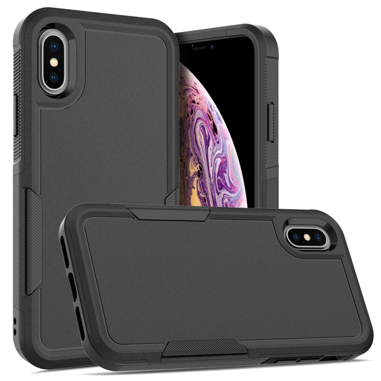 غطاء هاتف 2 في 1 من PC + TPU، لهواتف iPhone 16، iPhone 15 Pro Max، iPhone 15 Pro، iPhone 15 Plus، iPhone 15، iPhone SE 2022 / 2020 / 8 / 7 / 6، iPhone X / XS، iPhone XR