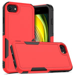 غطاء هاتف 2 في 1 من PC + TPU، لهواتف iPhone 16، iPhone 15 Pro Max، iPhone 15 Pro، iPhone 15 Plus، iPhone 15، iPhone SE 2022 / 2020 / 8 / 7 / 6، iPhone X / XS، iPhone XR