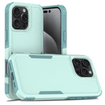 غطاء هاتف 2 في 1 من PC + TPU، لهواتف iPhone 17e / 16e، iPhone 17 Pro Max، iPhone 17 Pro، iPhone 17، iPhone Air، iPhone 16 Pro Max، iPhone 16 Pro، iPhone 16 Plus