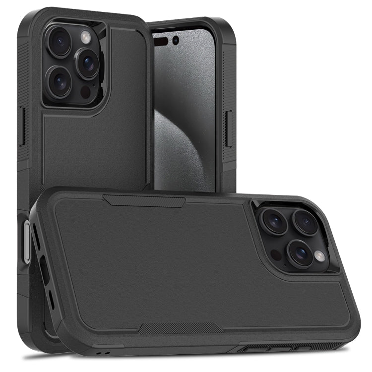 غطاء هاتف 2 في 1 من PC + TPU، لهواتف iPhone 17e / 16e، iPhone 17 Pro Max، iPhone 17 Pro، iPhone 17، iPhone Air، iPhone 16 Pro Max، iPhone 16 Pro، iPhone 16 Plus
