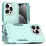 غطاء هاتف 2 في 1 من PC + TPU، لهواتف iPhone 17e / 16e، iPhone 17 Pro Max، iPhone 17 Pro، iPhone 17، iPhone Air، iPhone 16 Pro Max، iPhone 16 Pro، iPhone 16 Plus