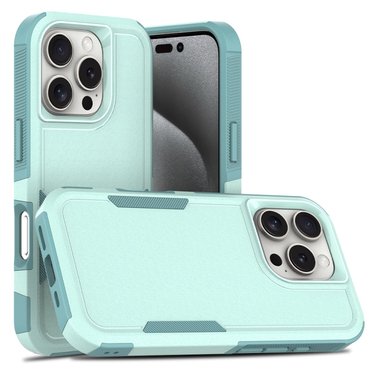 غطاء هاتف 2 في 1 من PC + TPU، لهواتف iPhone 17e / 16e، iPhone 17 Pro Max، iPhone 17 Pro، iPhone 17، iPhone Air، iPhone 16 Pro Max، iPhone 16 Pro، iPhone 16 Plus