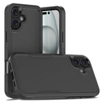 غطاء هاتف 2 في 1 من PC + TPU، لهواتف iPhone 17e / 16e، iPhone 17 Pro Max، iPhone 17 Pro، iPhone 17، iPhone Air، iPhone 16 Pro Max، iPhone 16 Pro، iPhone 16 Plus