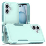 غطاء هاتف 2 في 1 من PC + TPU، لهواتف iPhone 16، iPhone 15 Pro Max، iPhone 15 Pro، iPhone 15 Plus، iPhone 15، iPhone SE 2022 / 2020 / 8 / 7 / 6، iPhone X / XS، iPhone XR