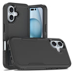 غطاء هاتف 2 في 1 من PC + TPU، لهواتف iPhone 16، iPhone 15 Pro Max، iPhone 15 Pro، iPhone 15 Plus، iPhone 15، iPhone SE 2022 / 2020 / 8 / 7 / 6، iPhone X / XS، iPhone XR