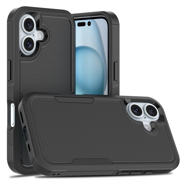 غطاء هاتف 2 في 1 من PC + TPU، لهواتف iPhone 16، iPhone 15 Pro Max، iPhone 15 Pro، iPhone 15 Plus، iPhone 15، iPhone SE 2022 / 2020 / 8 / 7 / 6، iPhone X / XS، iPhone XR