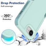 غطاء هاتف 2 في 1 من PC + TPU، لهواتف iPhone 17e / 16e، iPhone 17 Pro Max، iPhone 17 Pro، iPhone 17، iPhone Air، iPhone 16 Pro Max، iPhone 16 Pro، iPhone 16 Plus