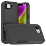 غطاء هاتف 2 في 1 من PC + TPU، لهواتف iPhone 17e / 16e، iPhone 17 Pro Max، iPhone 17 Pro، iPhone 17، iPhone Air، iPhone 16 Pro Max، iPhone 16 Pro، iPhone 16 Plus