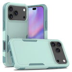 غطاء هاتف 2 في 1 من PC + TPU، لهواتف iPhone 17e / 16e، iPhone 17 Pro Max، iPhone 17 Pro، iPhone 17، iPhone Air، iPhone 16 Pro Max، iPhone 16 Pro، iPhone 16 Plus