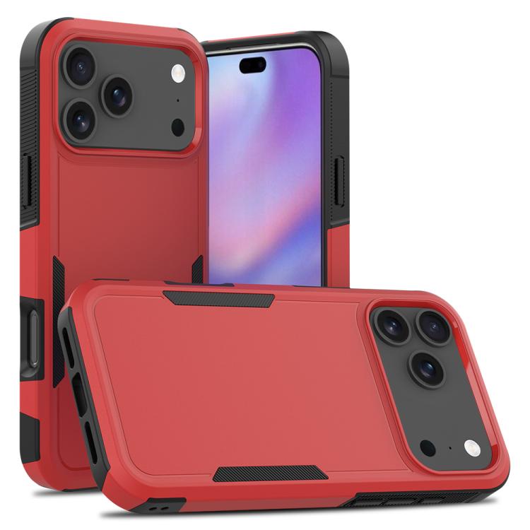 غطاء هاتف 2 في 1 من PC + TPU، لهواتف iPhone 17e / 16e، iPhone 17 Pro Max، iPhone 17 Pro، iPhone 17، iPhone Air، iPhone 16 Pro Max، iPhone 16 Pro، iPhone 16 Plus