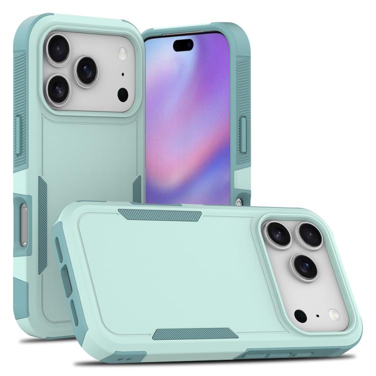 غطاء هاتف 2 في 1 من PC + TPU، لهواتف iPhone 17e / 16e، iPhone 17 Pro Max، iPhone 17 Pro، iPhone 17، iPhone Air، iPhone 16 Pro Max، iPhone 16 Pro، iPhone 16 Plus