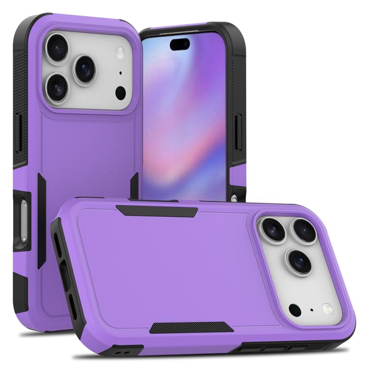 غطاء هاتف 2 في 1 من PC + TPU، لهواتف iPhone 17e / 16e، iPhone 17 Pro Max، iPhone 17 Pro، iPhone 17، iPhone Air، iPhone 16 Pro Max، iPhone 16 Pro، iPhone 16 Plus