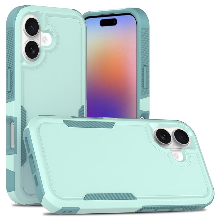 غطاء هاتف 2 في 1 من PC + TPU، لهواتف iPhone 17e / 16e، iPhone 17 Pro Max، iPhone 17 Pro، iPhone 17، iPhone Air، iPhone 16 Pro Max، iPhone 16 Pro، iPhone 16 Plus