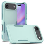 غطاء هاتف 2 في 1 من PC + TPU، لهواتف iPhone 17e / 16e، iPhone 17 Pro Max، iPhone 17 Pro، iPhone 17، iPhone Air، iPhone 16 Pro Max، iPhone 16 Pro، iPhone 16 Plus