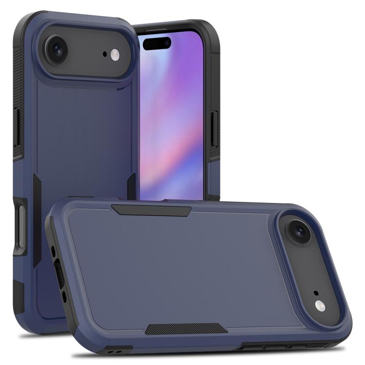 غطاء هاتف 2 في 1 من PC + TPU، لهواتف iPhone 17e / 16e، iPhone 17 Pro Max، iPhone 17 Pro، iPhone 17، iPhone Air، iPhone 16 Pro Max، iPhone 16 Pro، iPhone 16 Plus