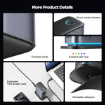 شاحن متعدد المنافذ JOYROOM JR-TCM02 6 في 1 بقوة 65 واط GaN مع 4 منافذ USB-C و2 USB-A، قابس أوروبي، قابس بريطاني