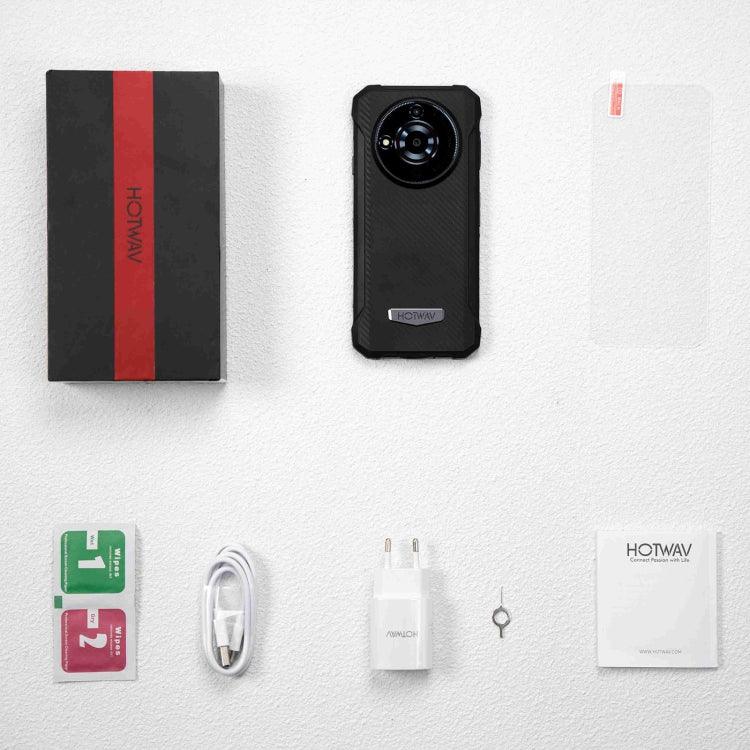 HOTWAV T7 هاتف متين، بطارية 6280mAh، شاشة 6.52 بوصة أندرويد 13 معالج MT8788 ثماني النواة، الشبكة: 4G، OTG، 4GB+128GB