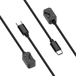 كابل شحن ساعة ذكية رسمي لسامسونج جالاكسي فيت 3، الطول: 1م، USB-C / Type-C، USB-A